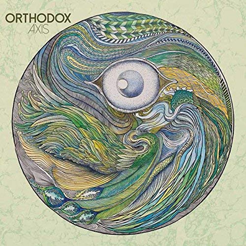 Vinyl record cover: swirling, colorful artwork with a central eye motif.
