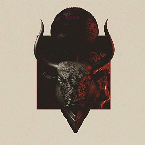CD cover art featuring a dark, textured bison head with red accents.