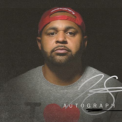 Joell Ortiz album cover featuring a portrait and signature.
