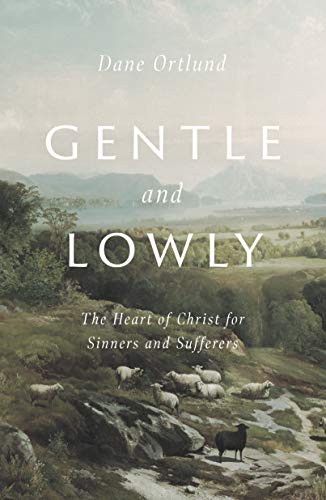 Book cover showing a landscape painting of sheep grazing in a valley with mountains.