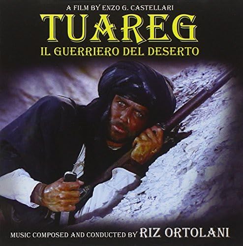 CD cover featuring a man in black Tuareg clothing holding a rifle.