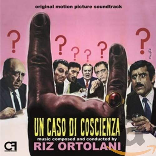 CD cover for "Un Caso Di Coscienza" soundtrack, featuring a pointing finger.