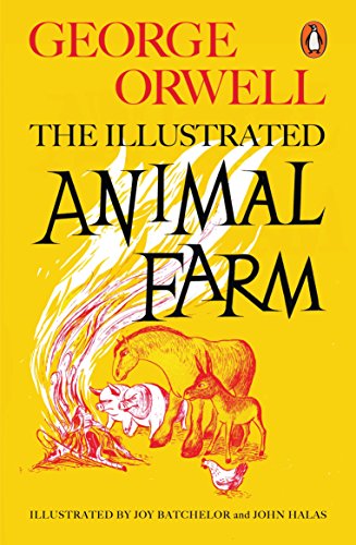 Yellow book cover with illustrated farm animals and bold title text.