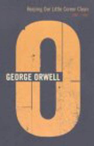 Book cover: "Keeping Our Little Corner Clean" by George Orwell, featuring a large orange "0".