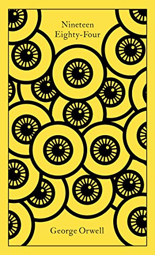 Yellow book cover with repeating black and gold circular designs.