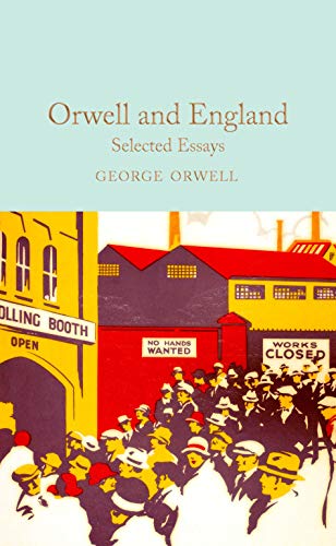 Book cover: "Orwell and England" with illustration of industrial England.
