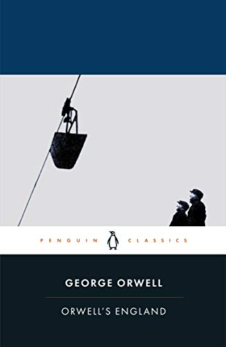 Book cover: "Orwell's England" with a cable car and silhouetted figures.