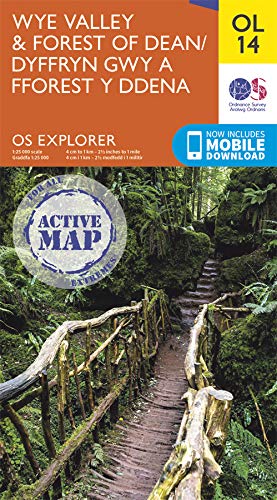 Outdoor map cover showing a wooden bridge in a green forest.