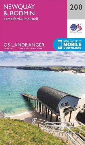 Ordnance Survey Landranger map 200 cover featuring a lifeboat station on stilts over water.