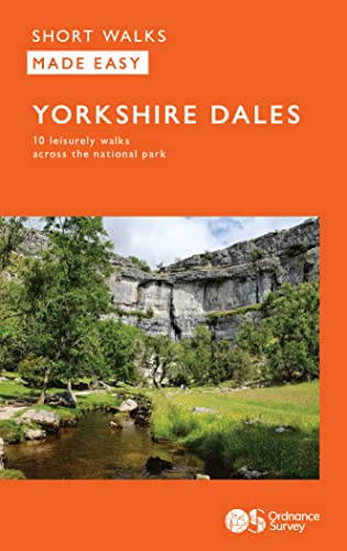 Book cover: Yorkshire Dales walking guide with a landscape photo.