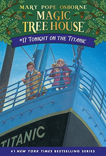 Book cover: children on the Titanic, part of the Magic Tree House series.