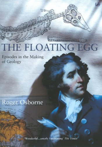 Book cover featuring a portrait of a man and a fossil illustration.