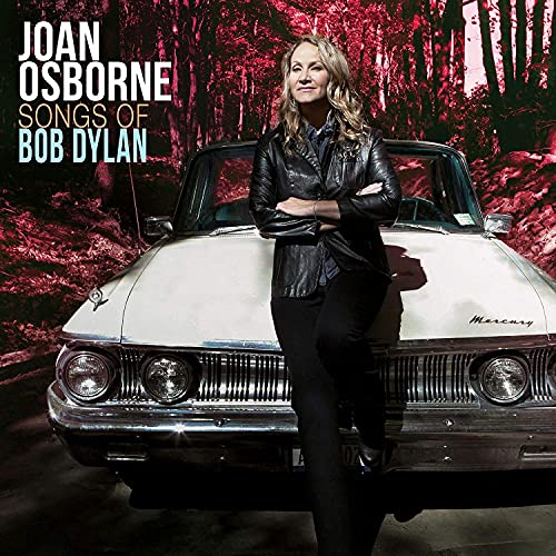 Joan Osborne album cover featuring her with a vintage Mercury car.