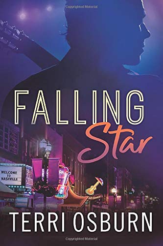 Book cover: “Falling Star” with a musician silhouette and Nashville scene.