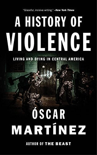 Book cover: “A History of Violence” with image of armed soldiers.