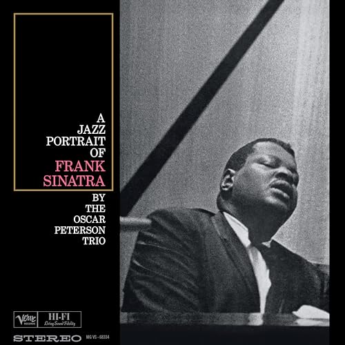 Black and white album cover featuring Frank Sinatra’s portrait.