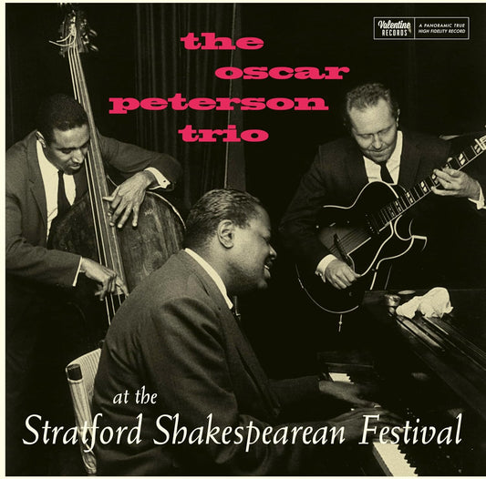 Vintage album cover featuring the Oscar Peterson Trio performing jazz music.