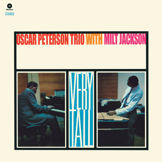 Vinyl cover art featuring Oscar Peterson playing piano and Milt Jackson playing vibraphone.