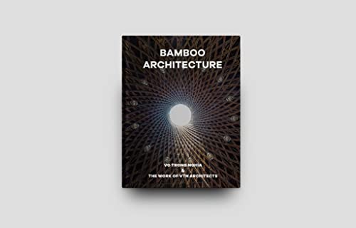 Book cover featuring a spiral bamboo structure and title “Bamboo Architecture”.