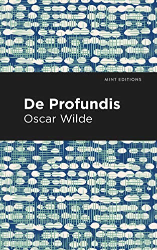 Book cover for “De Profundis” by Oscar Wilde with patterned design.