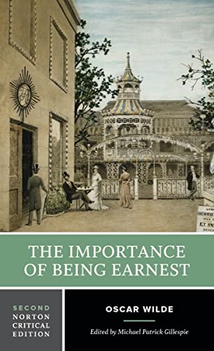 Book cover for "The Importance of Being Earnest" by Oscar Wilde.