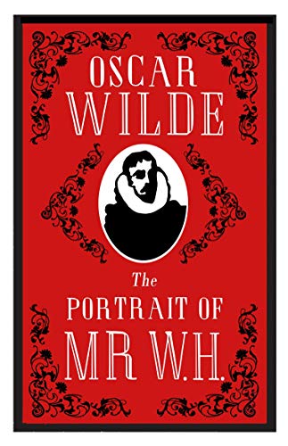 Red book cover with a black silhouette portrait and ornate details.