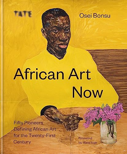 Book cover featuring a painting of a man in a yellow shirt with flowers.