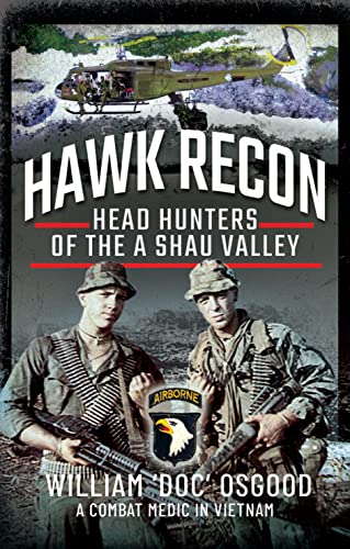 Book cover: two soldiers with a helicopter in a Vietnam War setting.