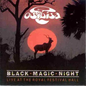 Osibisa album cover: deer silhouette against a red sunset.