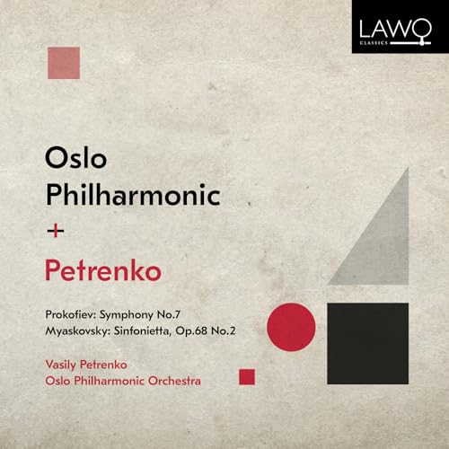 CD cover for Oslo Philharmonic performing Prokofiev's Symphony No. 7.