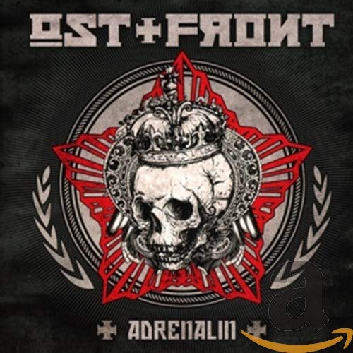 CD cover with a skull wearing a crown inside a red starburst.