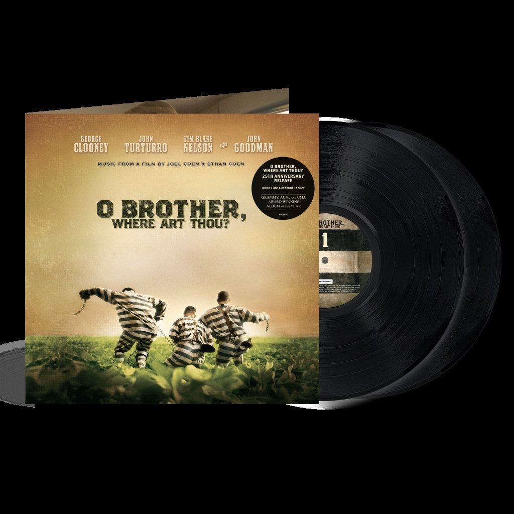 “O Brother, Where Art Thou?” 25th anniversary vinyl record with film cover.
