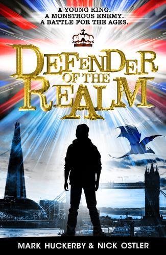 Book cover: silhouetted figure, dragon, cityscape, and golden title text.