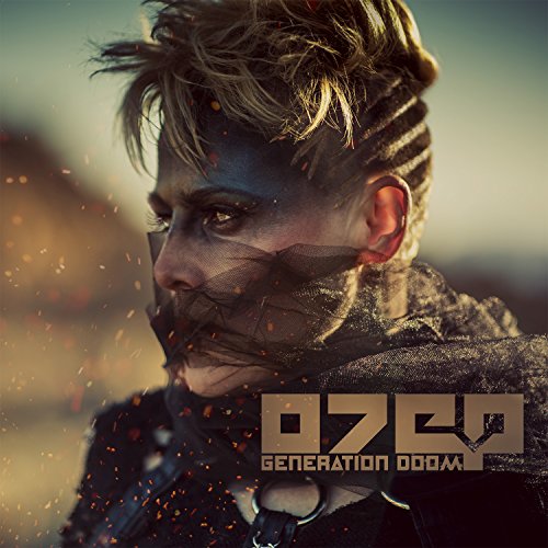 CD cover for OTEP’s “Generation Doom” featuring a close-up of a person with face paint.