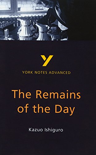 Book cover for “The Remains of the Day” by Kazuo Ishiguro, York Notes.