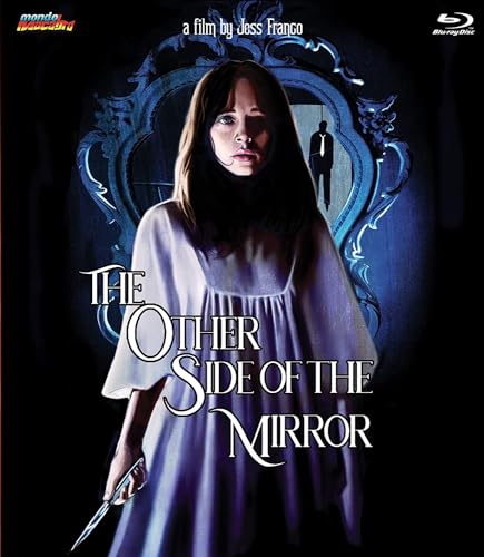 Blu-ray cover for "The Other Side of the Mirror" featuring a woman and mirror.