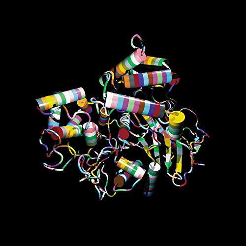 CD album cover: colorful, abstract shapes resembling twisted highway roads.