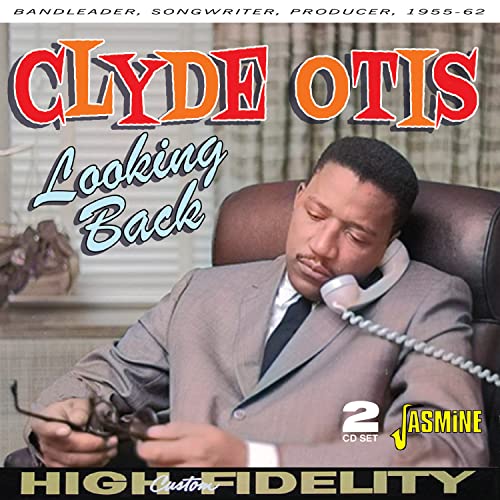 Clyde Otis album cover: man in suit talking on a phone.