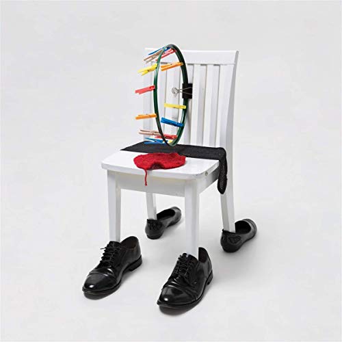 Album cover for Otis Houston Jr.'s "America" featuring a chair, shoes, and hoop.