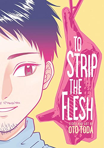 Book cover: manga-style illustration of a man and a bloody hand.
