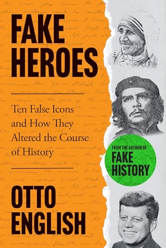 Book cover with orange and white sections featuring portraits of three historical figures.