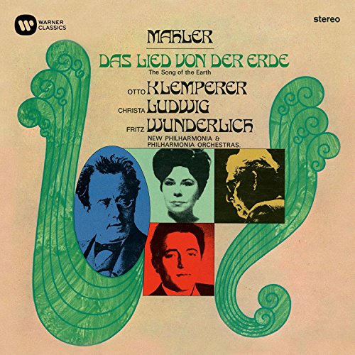 CD cover for Mahler’s “Das Lied von der Erde” with portraits.