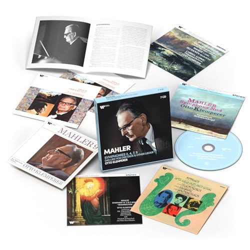 CD box set of Otto Klemperer conducting Mahler symphonies, with booklets.