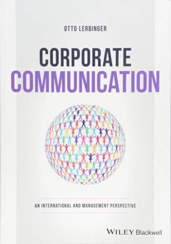 Book cover: "Corporate Communication" with a globe illustration and text.