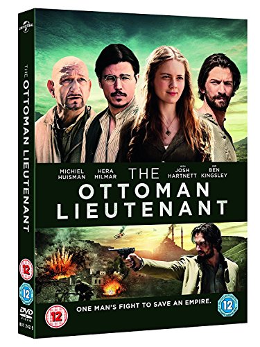 DVD cover of "The Ottoman Lieutenant" featuring four people and a war scene below.