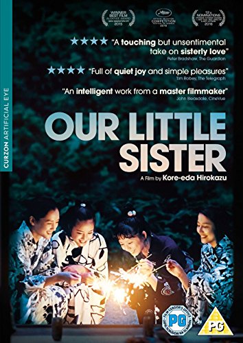 DVD cover for “Our Little Sister” showing four women with a candle.