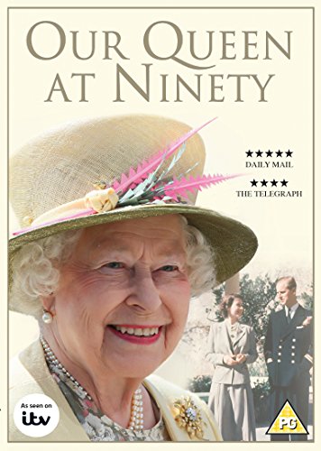 DVD cover featuring Queen Elizabeth II in a hat, smiling.