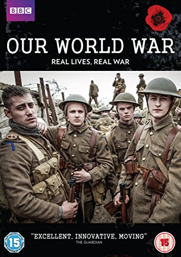 DVD cover featuring four soldiers in World War I uniforms standing in a trench.
