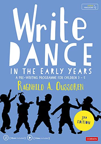 Educational book cover for a pre-writing programme for children aged three to five.