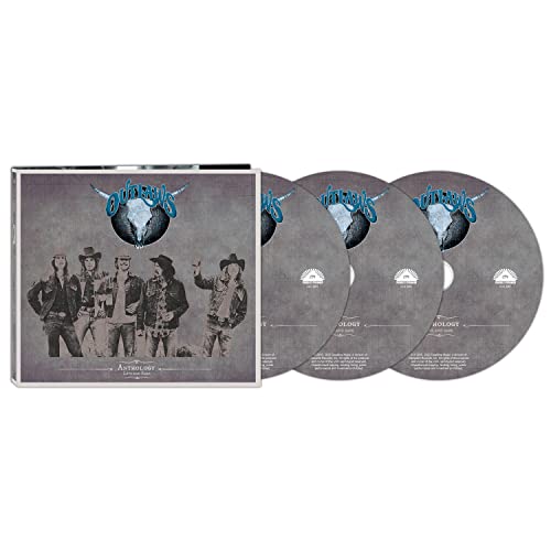 Outlaws Anthology CD set with case and three silver discs visible.